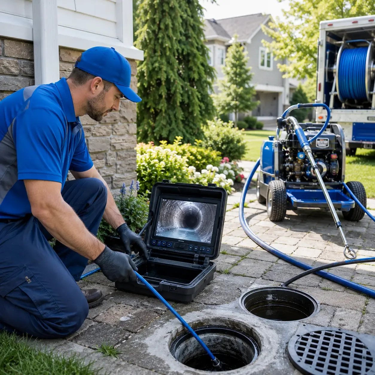 Outdoor drain cleaning professionals serving Leivasy, WV