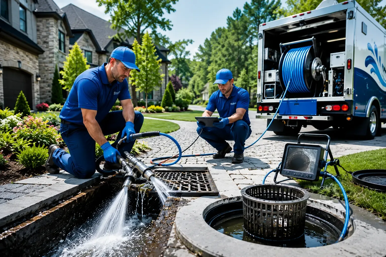 Local outdoor drain cleaning professionals in Leivasy, WV